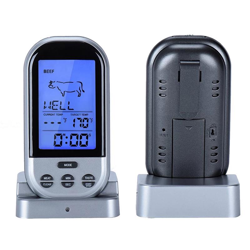 Беспроводная цифровая духовка для приготовления пищи, мяса, барбекю, гриля, термометр, дистанционный датчик