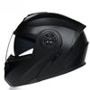 ORZ Double Lens Flip-Up Electric Car Helmet - Anti-Fog, Unisex, Four Seasons, Semi-Motorcycle