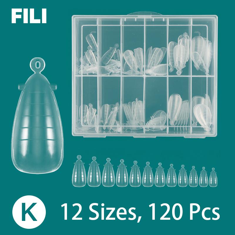 Многоразовый маникюрный инструмент, полное покрытие, стилет, гроб, миндалевидные ногти, УФ-гель, пластиковая форма для быстрого наращивания ногтей, двойные формы
