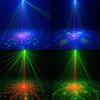 Дискотека RGB Лазерный сценический луч Звуковая активация DJ Вечерние огни со стробоскопическим эффектом вспышки