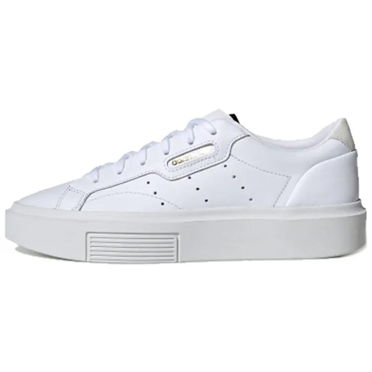 adidas Womens Sleek Super 'Footwear White' (women's sizes) Footwear White / Crystal White / Core Black Skate Shoes EF8858