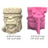 3D Brush  Silicone Soap Molds Candle Molds Cute Hedgehog Clay Mould Cake Decorating Silicone Pen Holder Mold