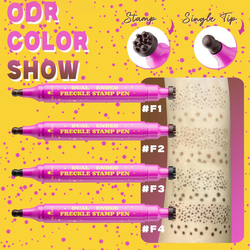 Карандаш для веснушек, 2-в-1 искусственные веснушки, одинарный кончик-тыковка, натуральные и реалистичные накладные веснушки(2,8 мл)
