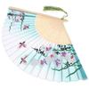 4Pcs Multicolor Bamboo Folding Fan Traditional Chinese Fan for Decor