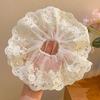 Stylish Lace Hair Scrunchies No Damage Scrunchy Hair Bands Ponytail Holders for Thick Curly and Thin Fine Hair