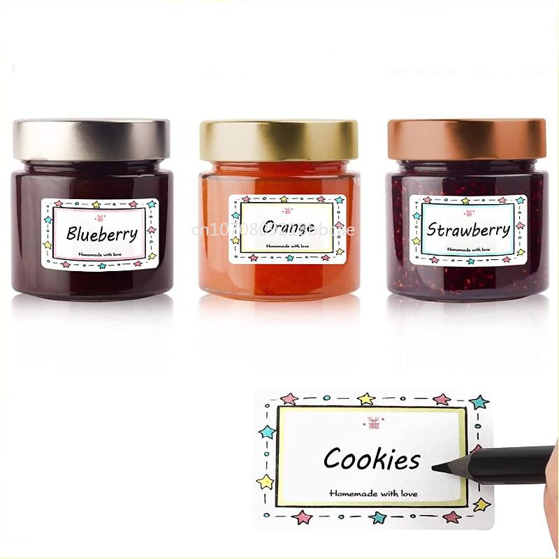 250 шт./рулон кухонные наклейки для классификации этикеток этикетки даты хранения продуктов питания в холодильнике для контейнера сумки банки маркировка упаковки