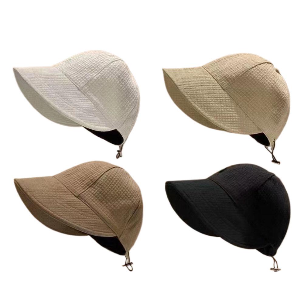 Женская модная летняя шляпа от солнца, складная, с широкими полями, идеальная кепка-ведро, повседневный выбор рыбака P3D0