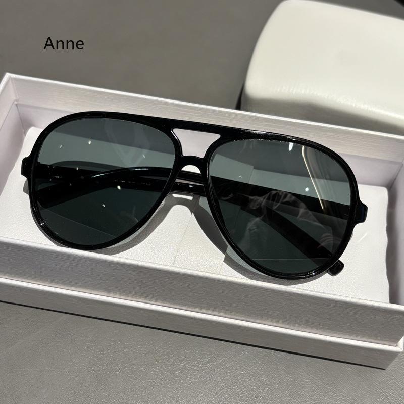 Модные мужские солнцезащитные очки-авиаторы оверсайз с двойной переносицей, винтажные с заклепками, женские красные и синие, трендовые панк очки, солнцезащитные очки, защита от УФ-лучей 400