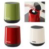Modern Press Lid Trash Can for Office Tabletop Car Trash Can Bedroom Compact Desktop Small Garbage Bin for Home Use