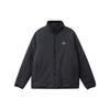 adidas Двусторонняя флисовая теплая куртка-стойка с воротником-стойкой и длинными рукавами, мужские куртки черного цвета HN2077