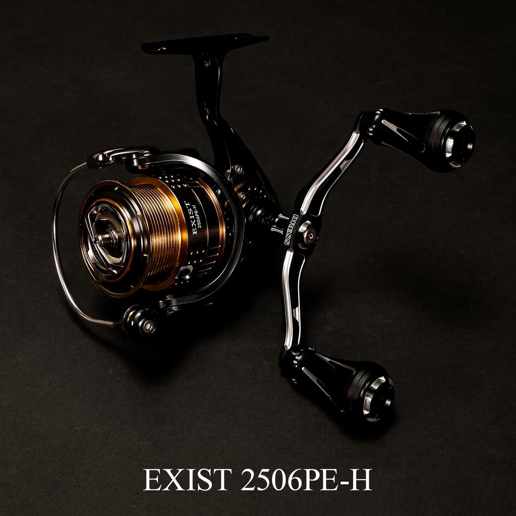 Dress Изготовленная на заказ ручка W Vertex EVO для спиннинга DAIWA 100 мм, графитово-черная рыболовная катушка Daiwa, легкая и прочная, для использования слева и справа