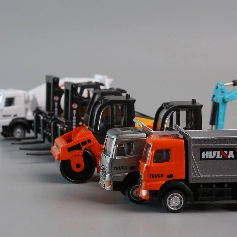Forklift Dumper Construction Truck Toys Road Roller Excavator Bulldozer Toy for Children