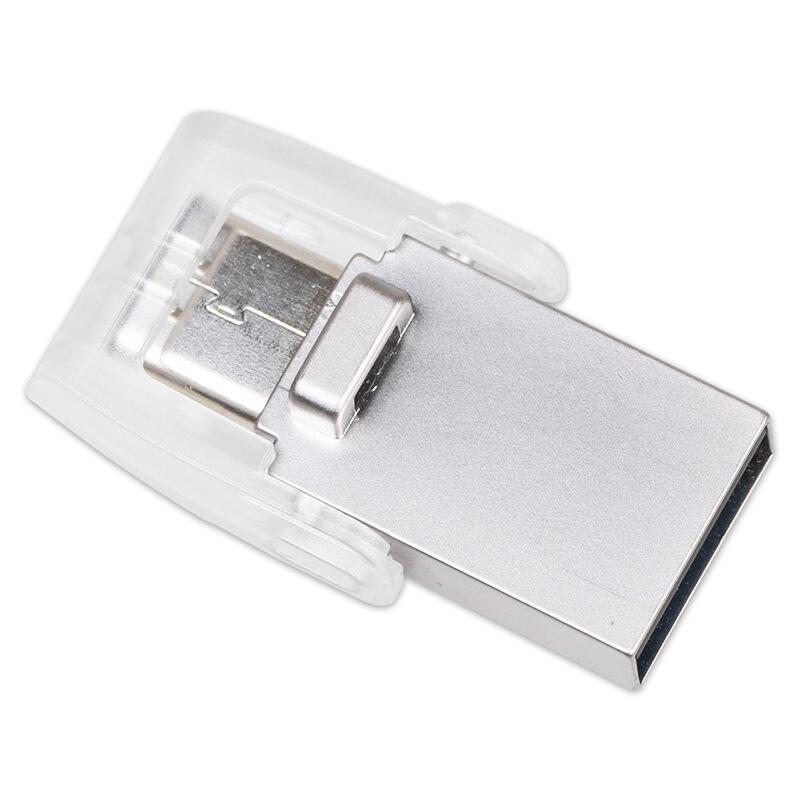 Kingston USB-накопитель DataTraveler MicroDuo 3C Флэш-накопитель USB типа C и USB типа A
