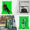 Комплект фотофона Легкий Многофункциональный Профессиональный Зеленый Фотофон Ткань со Стойкой