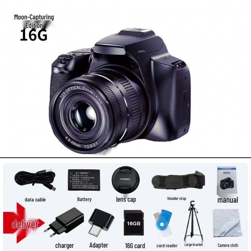 64MP Digital HD Mirrorless DSLR for Professional Video & Live Streaming