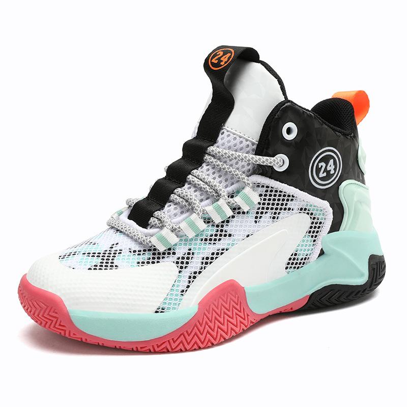 Boys' Sneakers Summer 2025 New Children's Shoes Basketball Classmates Boys Sneakers Mesh Breathable Middle and Old Children