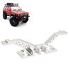 Aluminium Alloy RC Car Front Axle Reinforcement Link Rod Mount Set for Axial SCX10 PartsSilver