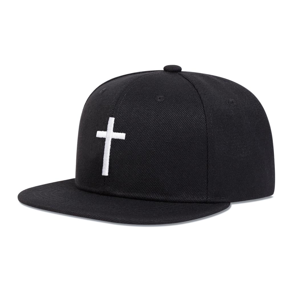 Children Cross Embroidery Adjustable Hip Hop Baseball Hat Spring Autumn Outdoor Leisure Hats Travel Accessories for Boys Girls