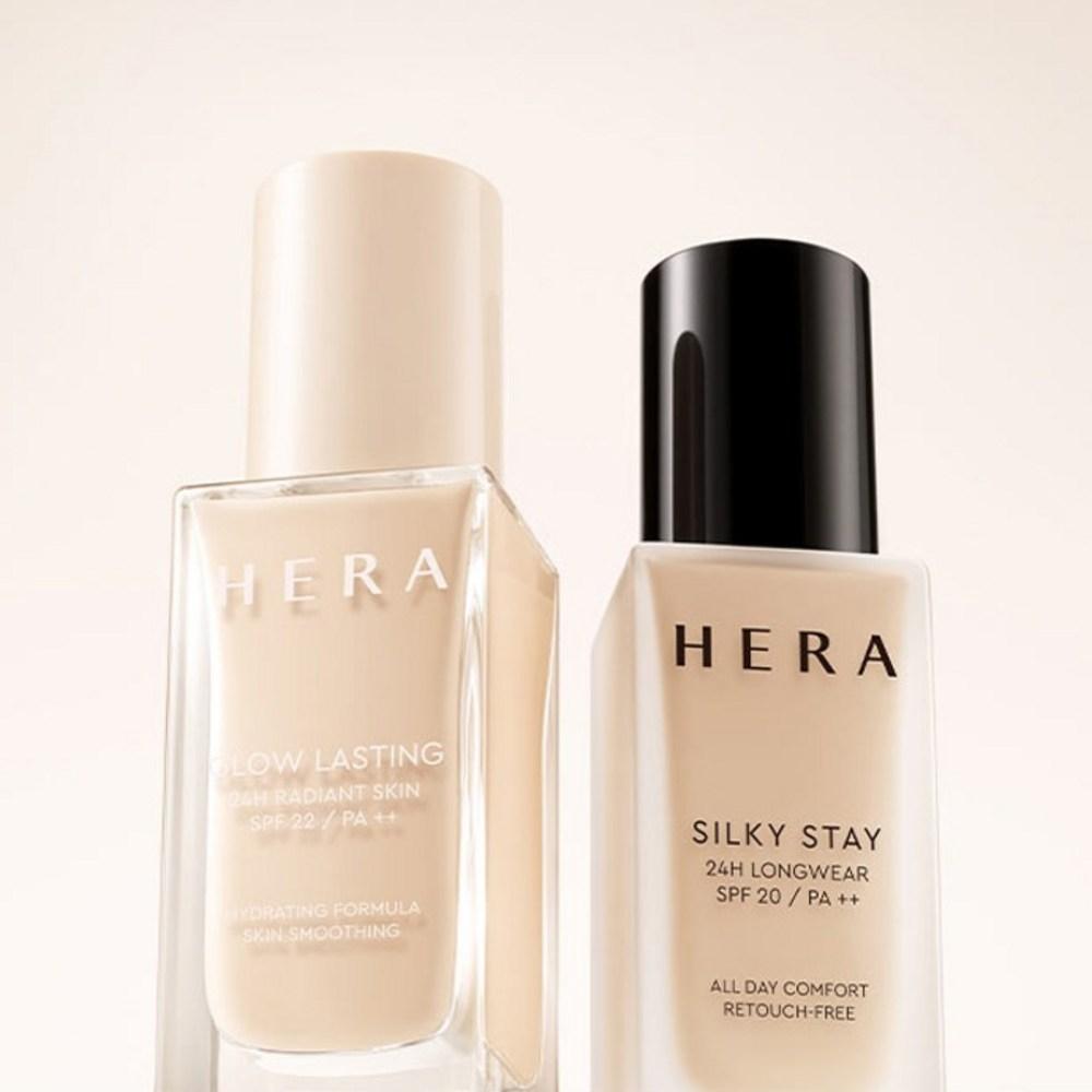Hera Тональная основа Glow Lasting 24H Radiant Skin 30 г, 21W1, 1 шт.