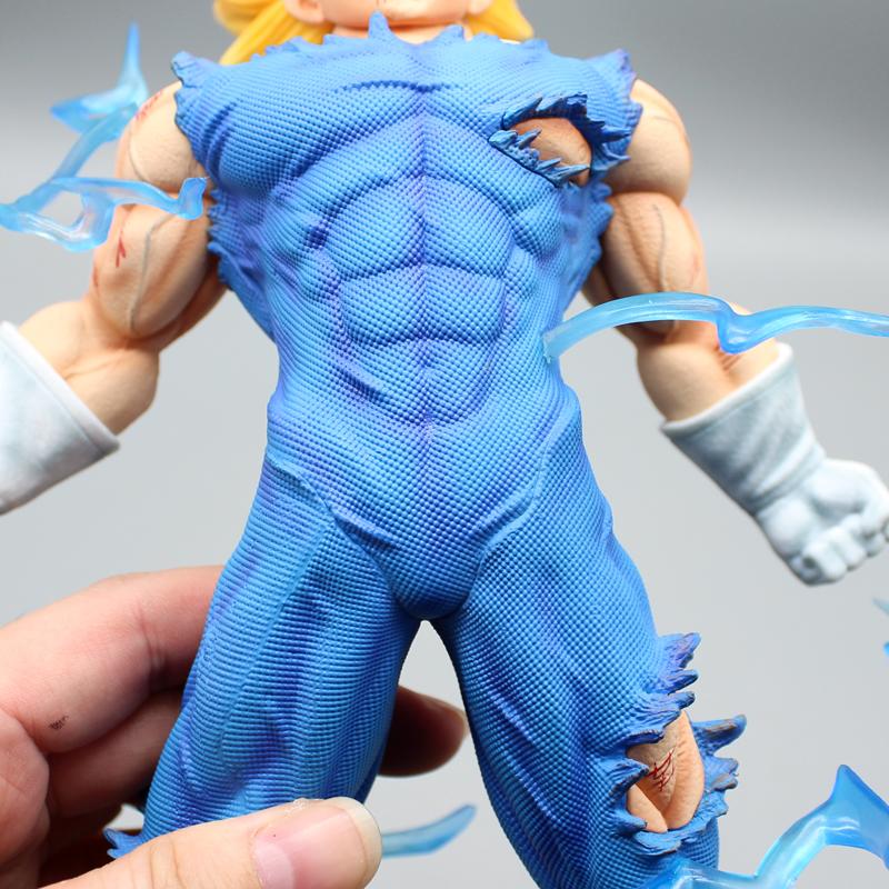 27 см Фигурка Аниме Dragon Ball Z Маджин Веджета Самоуничтожение Супер Сайян Фигурки Действия ПВХ Статуя Фигурка Модель Игрушки Подарок