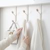 1PCS Self-adhesive Punch-free Bedroom Door Bathroom Iron Work Door Hook Wall Hanger Behind the Door Hook Clothes Coat and Key Hat Hanger
