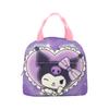 Lunch Bag Pink Portable Meal Bag Girls Bring Rice Bag Double Layer Pencil Case Stationery Box