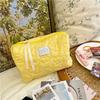 Flower Pattern Women Makeup Bag Toiletries Cosmetic Organizer Zipper Bag Travel Wash Pouch Cosmetic Storage Bag Home Accessorie