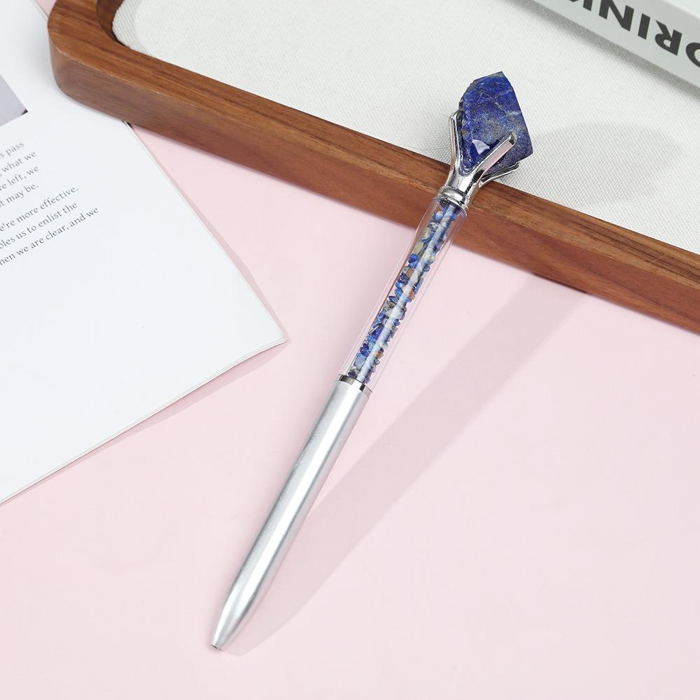 Smooth Writing Natural Pen Genuine Gemstone Pens Natural Quartz Pens Spiritual Gift