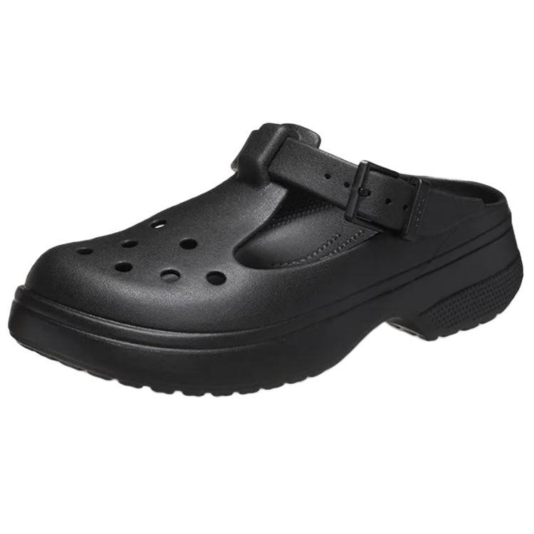 Crocs Кроксы Mary Jane Черные Унисекс Кроссовки 210581-001