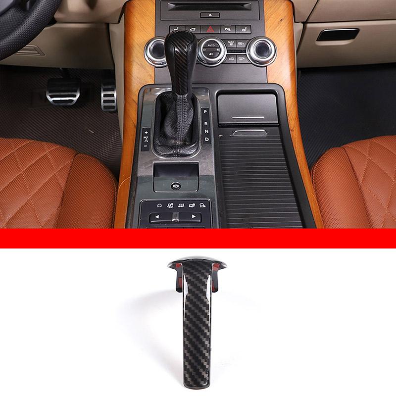 АБС Карбоновое волокно Для Land Rover Range Rover Vogue L322 Sport L320 RR Sport Наклейка на крышку головки переключения передач автомобиля Аксессуары для интерьера автомобиля