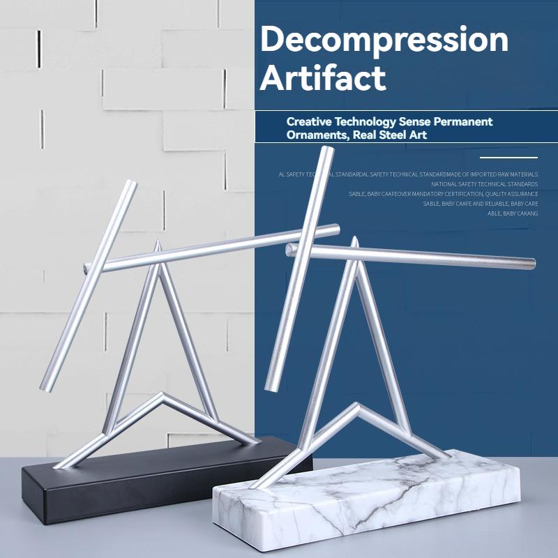 Вечный двигатель с А-образным дизайном, маятник Ньютона, настольное украшение, деловые креативные подарки, маятник хаоса