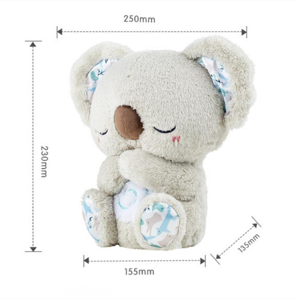 23cm Evoraco Soothing Koala Bear, Arrily Calming Otter, Arrily Sleep Otter, Arrily Anxiety Relief Koala,Plush Toy with Music Lights