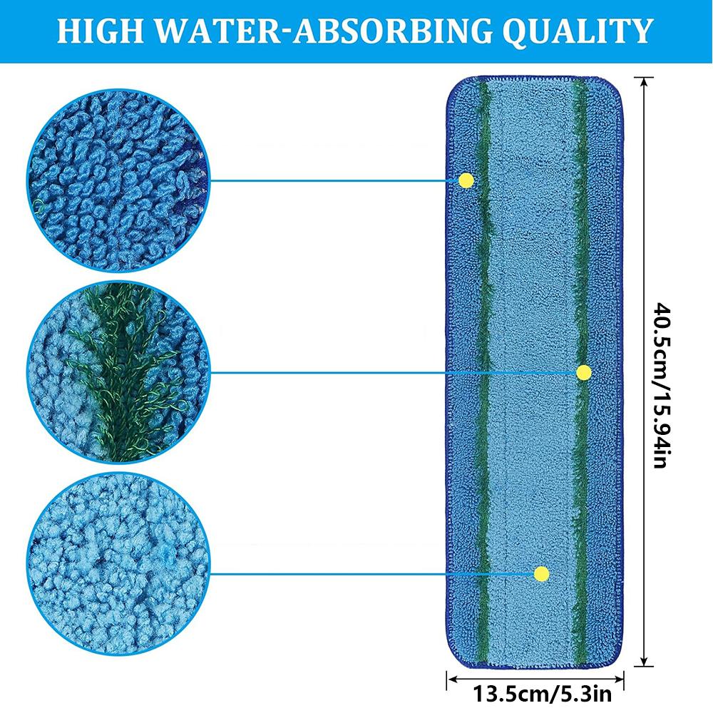 3 шт. Моющиеся и многоразовые насадки для глубокой очистки для семейства швабр Bona