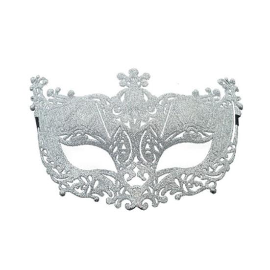 Маскарадная маска на поллица для женщин, полая резьба, блестящая, для вечеринки, легкая, удобная, эластичный ремешок, аксессуар для костюма на Хэллоуин