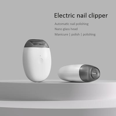 Портативная электрическая машинка для стрижки и шлифовки ногтей - USB- Автоматический триммер для ногтей с 3-скоростным двигателем, Бесщеточный/Щеточный двигатель (Адаптер не входит в комплект)