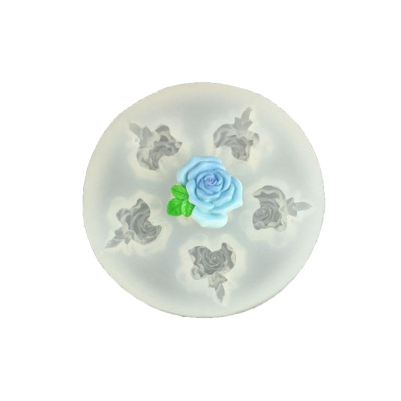 Reusable Silicone Flower Shaped Mold For Resin Clay Jewelry Tools Sturdy Flexible Easy Clean Design