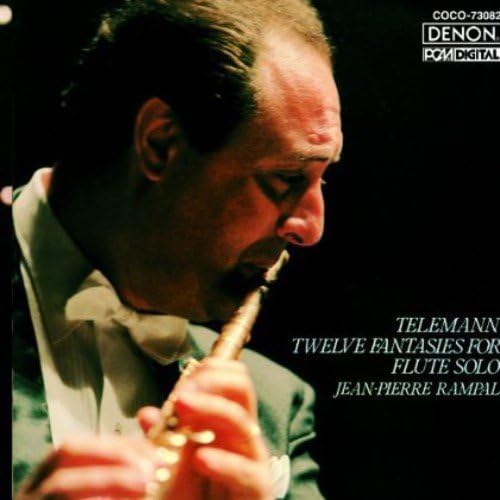 CD RAMPAL JEANPIERRE TELEMANN Телеманн 12 фантазий для сольной флейты COCO73082 2010 Япония ObiКлассика Б/у