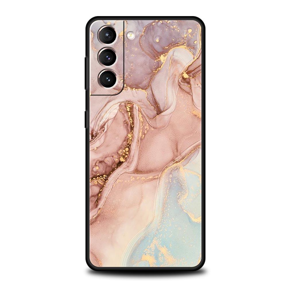 Чехол для телефона с мраморными чернилами и помывкой для Samsung Galaxy S23 Ultra S22 S21 S20 FE 5G S10 S10E S9 S8 Plus Note 20, силиконовый чехол-бампер