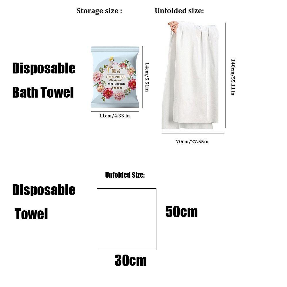 Washable Compressed Bath Towel Thickened And Large Face Towel Gifts Portable Bath Towels  Travel