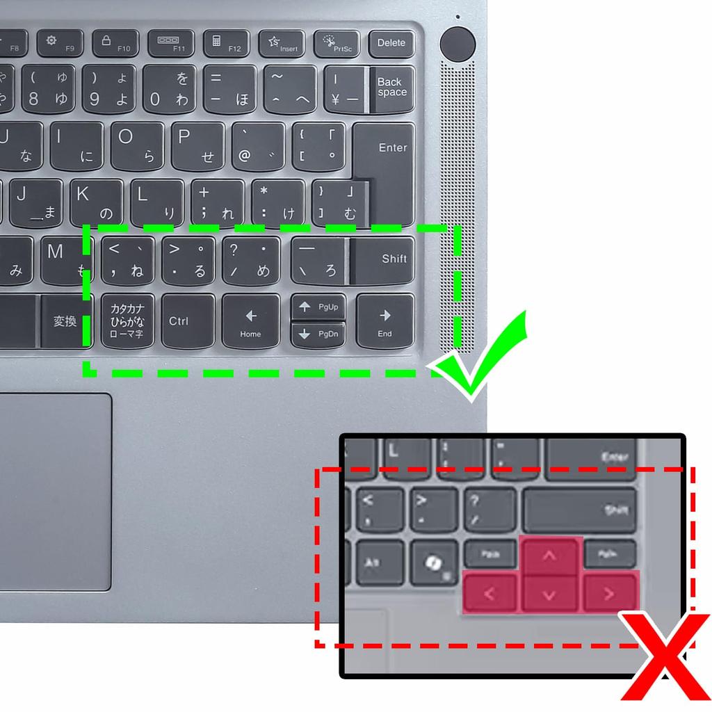 Защитная пленка для клавиатуры NEC LAVIE Direct N14 Slim N145C N144C, эксклюзивная, из высокопрозрачного ТПУ-материала, 2023~2024 14" (N1455/HAL