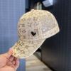 Love Summer Тонкая сетчатая кепка Детская модная ажурная кепка от солнца