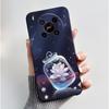 Phone Case For ZTE Blade V70 Max/Nubia V70 Max Soft Silicone Black Case Bright Pattern Pink Sand Beach,Garden Shockproof Shell