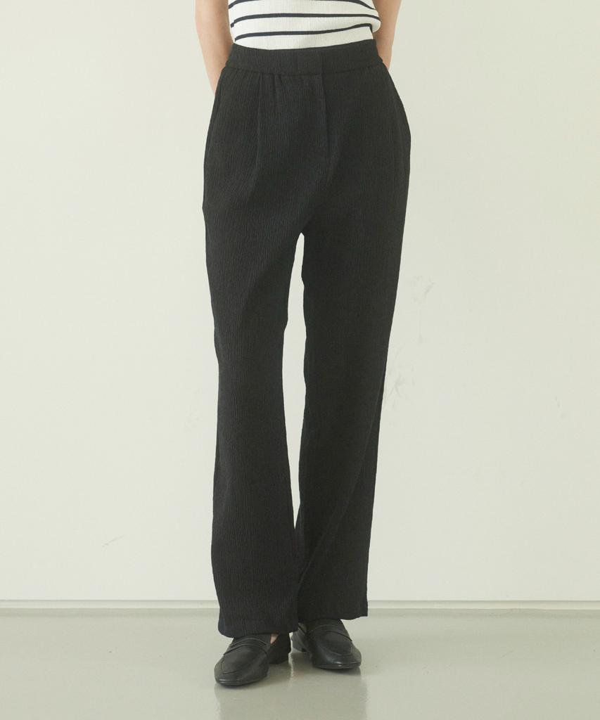 210EDIT Women'S Coolingcle One-Pleat Wide Pants [3 Color]_Ze2Pt028