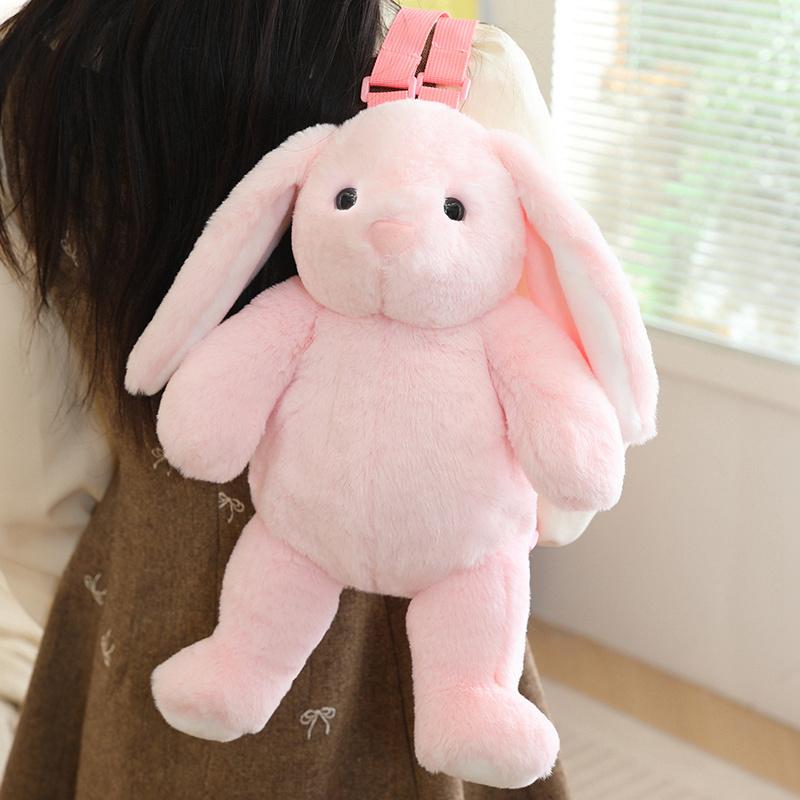 Plush Animal Backpack Sloth Lion Sheep Lemur Giraffe Rabbit Deer Elephant Stuffed Toy Cute Soft Kawaii Boys Girl School Bag Gift