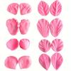 Set, Flower Petal Fondant Molds, 3D Silicone Mold, Candy Mold, Chocolate Mold, For DIY Cake Decorating Tool, Baking Tools, Kitchen Accessories