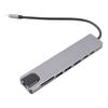 Док-станция 8 в 1 Type-C на мультимедийный интерфейс высокой четкости USB PD Расширенная док-станция для передачи данных