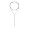 Zircon Water Drop Choker Necklace Light Luxury Niche High-End Collar Autumn And Winter Dress Versatile Temperament Jewelry