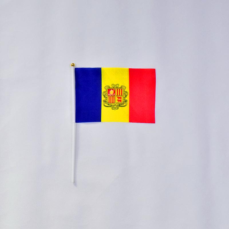 Andorra 10pieces of 14*21 cm hand-waving flags