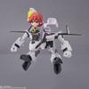 TINY SESSION Macross Delta Siegfried Ihlefeld with Kaname Buccaneer 100mm Painted Movable Figure VF-31F (Messer Machine) Approx. PVC&ABS