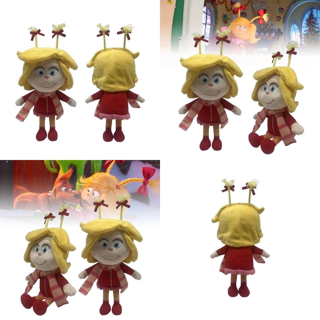 Cute Christmas Character Plush Toy Cartoon Style Stuffed Doll For Movie Star Fans